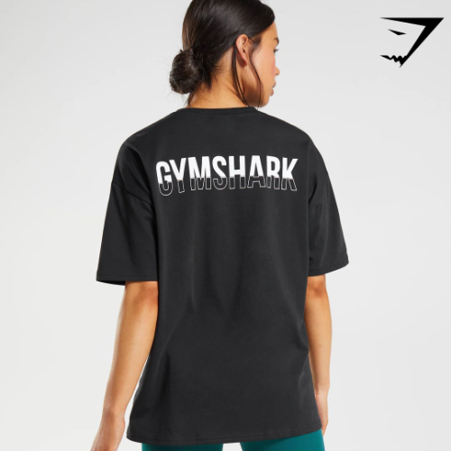 Fraction Oversized T-Shirt - Black/White(S)