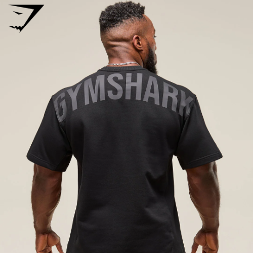 Power Short Sleeve Crew (L) - Black