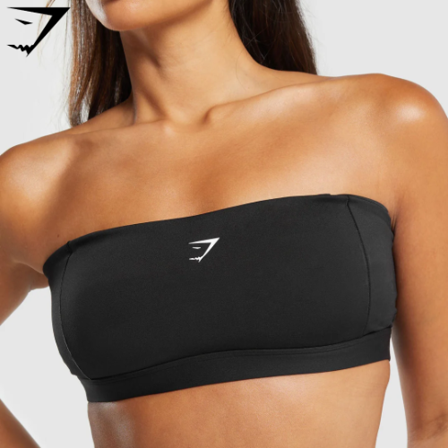 Multi Way Strap Bandeau Bra - Black(S)