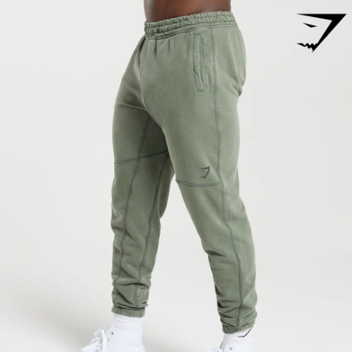 POWER WASHED JOGGERS - Dusk Green(M)