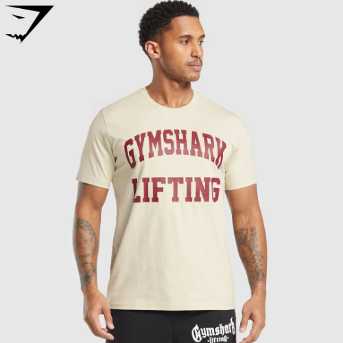 Lifting Club T-Shirt - Ecru White(S)