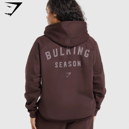 Bulking Season Brushed Hoodie - Heritage Brown(S)
