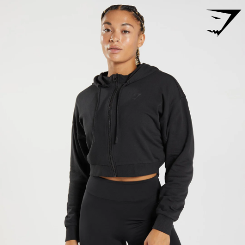 GS POWER CROPPED ZIP HOODIE(S)