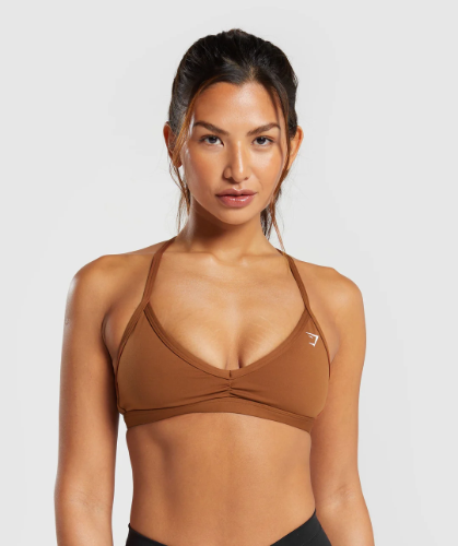Minimal Sports Bra - Copper Brown(M)