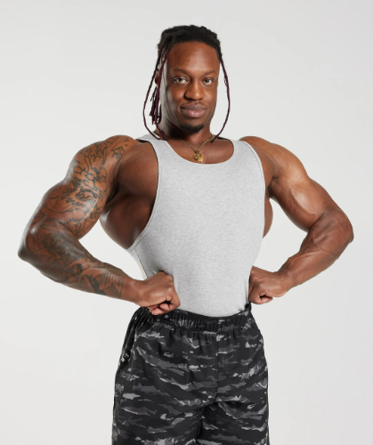 RIBBED TANK 1PK grey(XL)