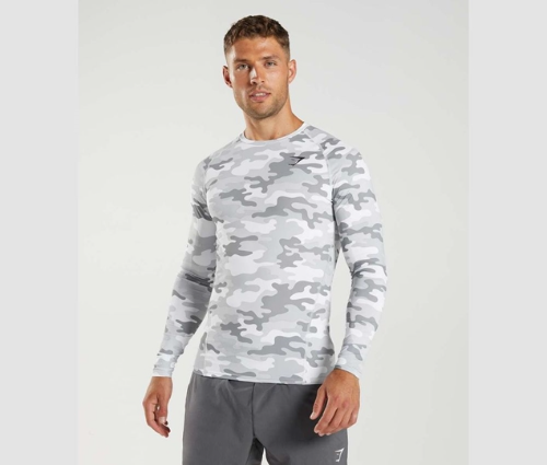 LONG SLEEVE grey (L)