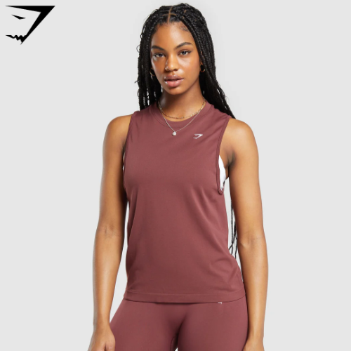 Everyday Seamless Tank - Burgundy Brown(S)