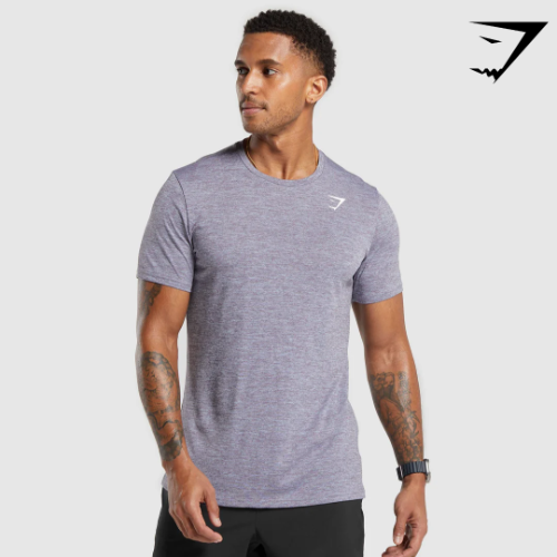 Arrival Marl T-Shirt - Silver Lilac/Fog Purple Marl(L)