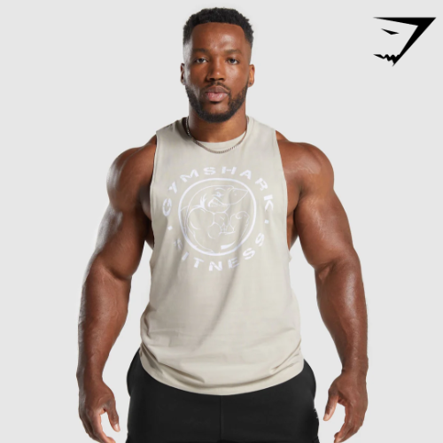 Legacy Drop Arm Tank - Pebble Grey(M)