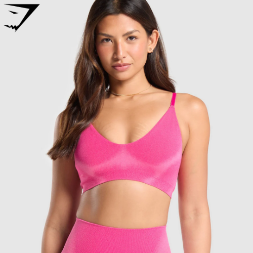 Blur Seamless Bralette - Valley Pink/Fetch Pink(S)