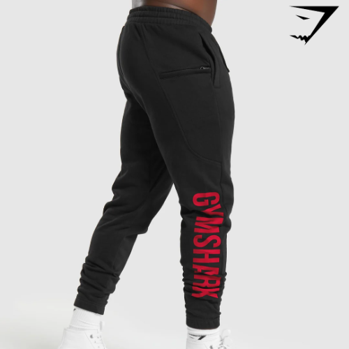 Power Joggers - Black/Conditioning Red(L)