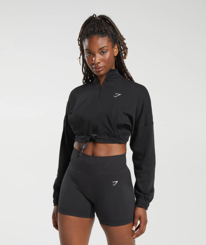 LIFTING LIGHTWEIGHT 1/4 PULLOVER black(S)