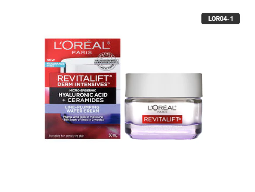 L'Oréal Micro Hyaluronic Acid más Ceramides Line-Plumping Water Cream