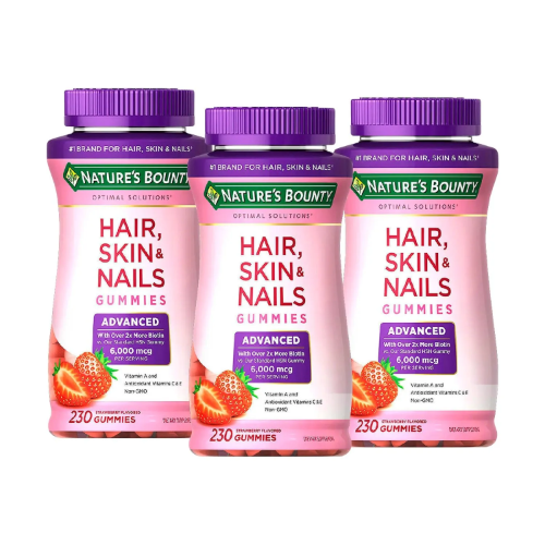Nature's Bounty Optimal Solutions Advanced Hair, Skin, Nails 140 Gummies