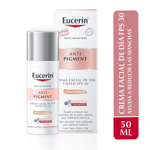 Eucerin Anti-Pigment Día FPS 30 Con Color Tono Medio