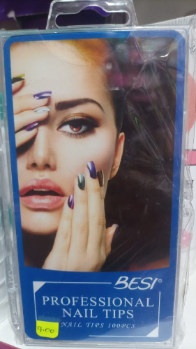 Besi Uñas De Pie Postiza Transparente x 100 Unidades
