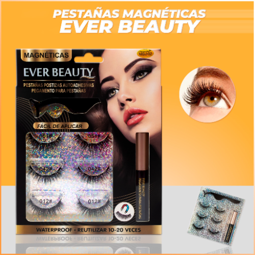 Atrevete Everbeauty Pestañas Magneticas x 3 Pares