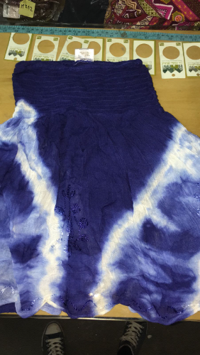S076 blusa strapless variado
