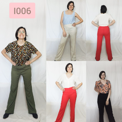 I006 Pantalón  lino