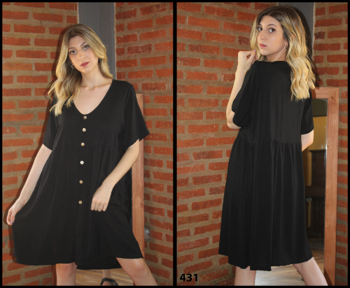 M431 Vestido corto bb