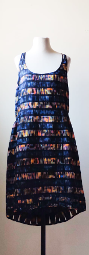 M070 Vestido corto straples