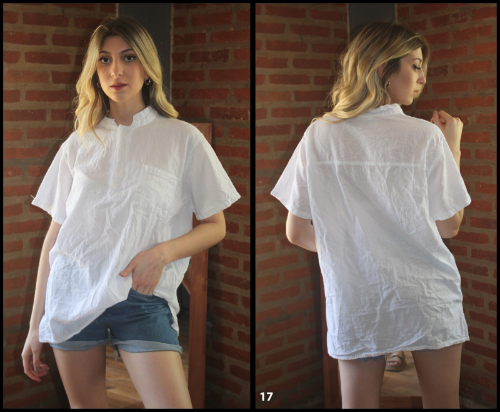 S017 camisa lienzo