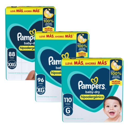 Babydry Mensual XXG 88