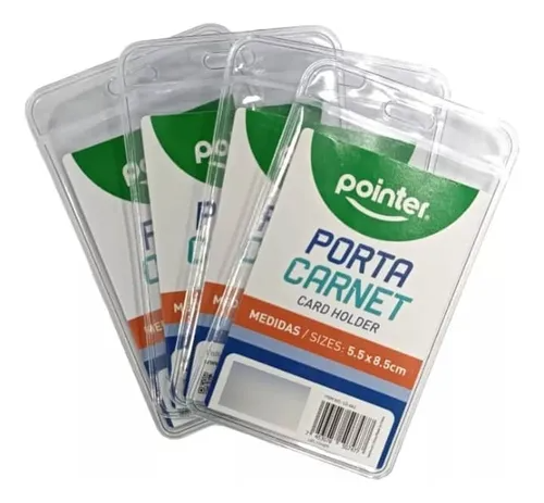PORTA CARNET PLASTICO POINTER