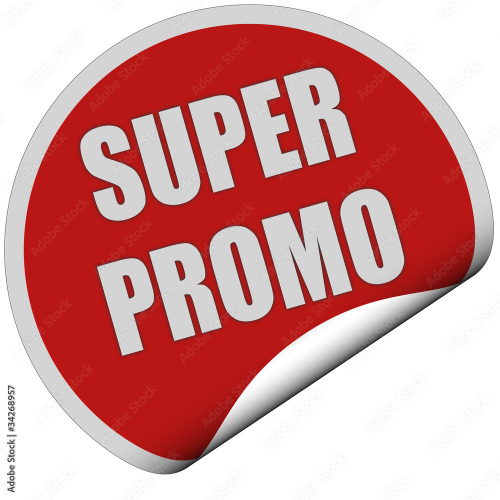 PROMO STICKERS 6 PLIEGOS LARGO VINIL