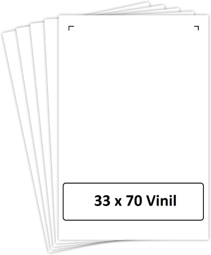 PLIEGO LARGO VINIL 33X70