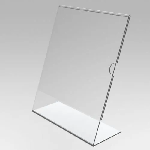 HABLADOR ACRILICO TIPO ESPEJO DE 17X22 CM