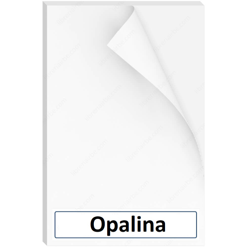 CARTA OPALINA (AMBAS CARAS)