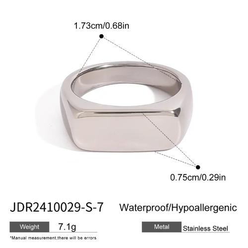 Anillo Solido - Plateado - ANI165