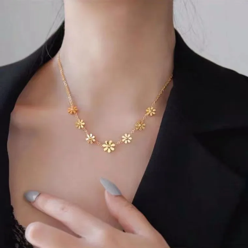 Collar Margarita - Dorada - COL170