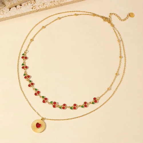 Collar Cherry - Dorado - COL163