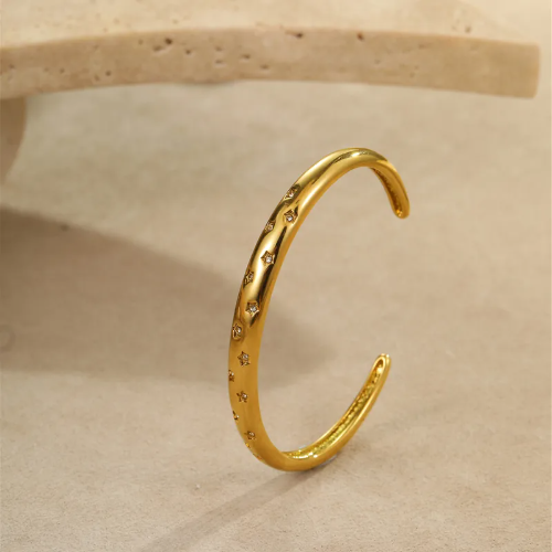 Brazalete Estrellas - Dorado - BRA092