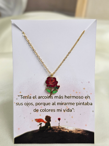 Rosa Pricipito Acero inoxidable 304 - Dorado - COL053