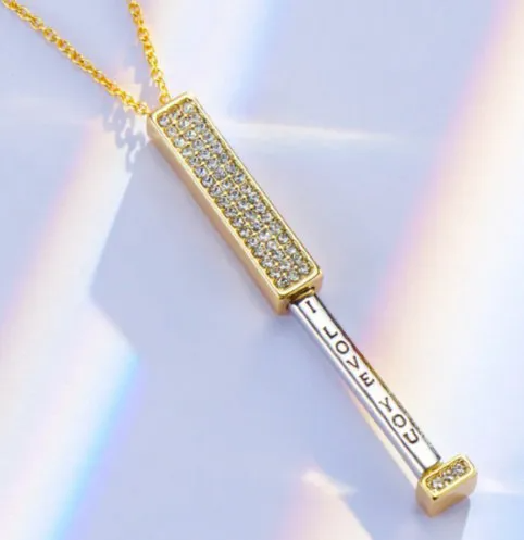 Collar I Love You con Circoneas - Dorado - COL225