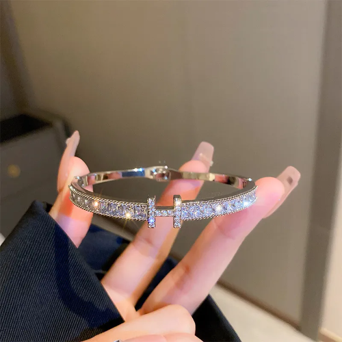 Brazalete Estilo Hermes - Plateado - BRA105