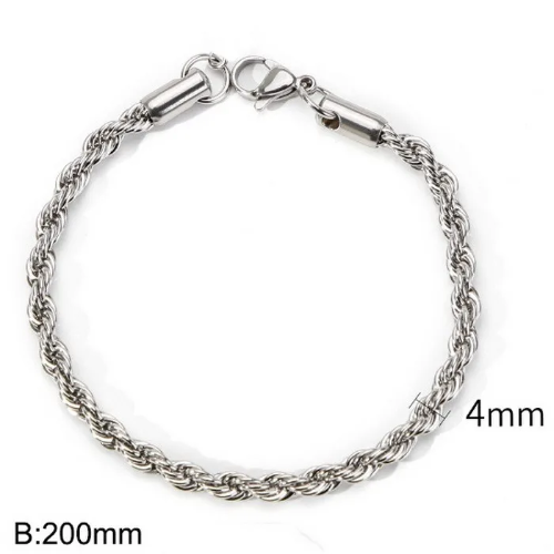 Pulsera Estilo Lazo - Plateada - PUL044