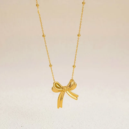 Collar Estilo Coquette - Dorado - COL219