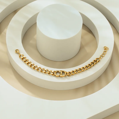 Pulsera Esitlo Christian Dior - Dorado - PUL069