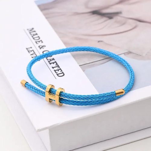 Pulsera Estilo Hermes Azul  Lago -  PUL083