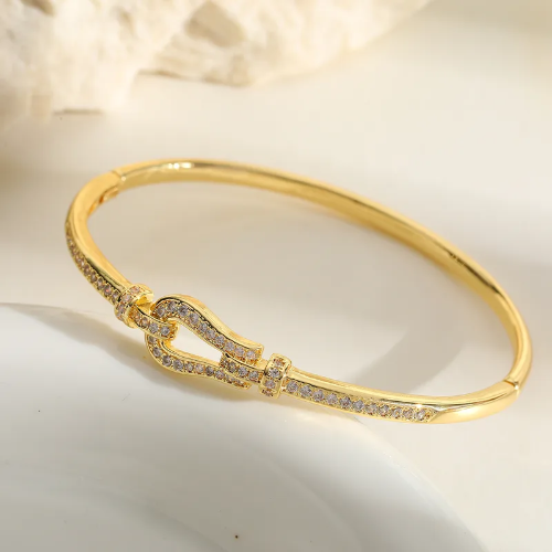 Brazalete Estilo Cinto - Dorado - BRA058
