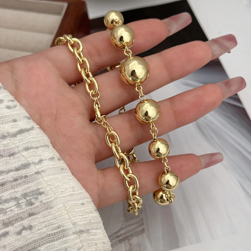 Collar Estilo Balines - Dorado - COL230