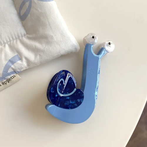 Pinza Caracol Azul -  PIN079