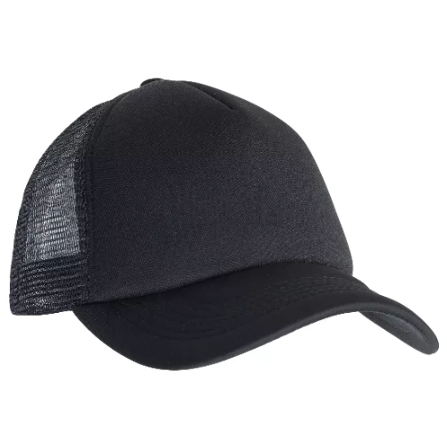 Gorra de malla negra completa