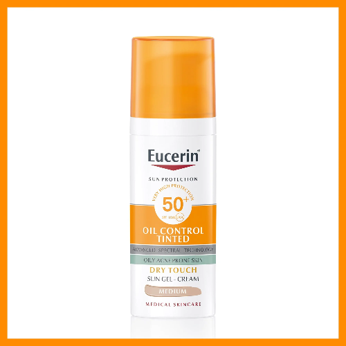 Protector solar Eucerin control con color