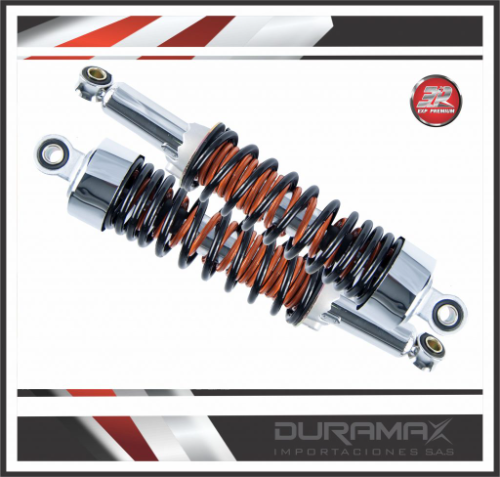 AMORTIGUADOR TRASERO BOXER CT 100 NEGRO DURAMAX