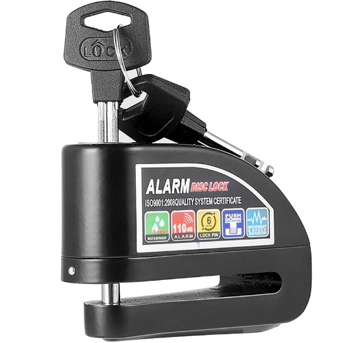 CANDADO DE DISCO CON ALARMA